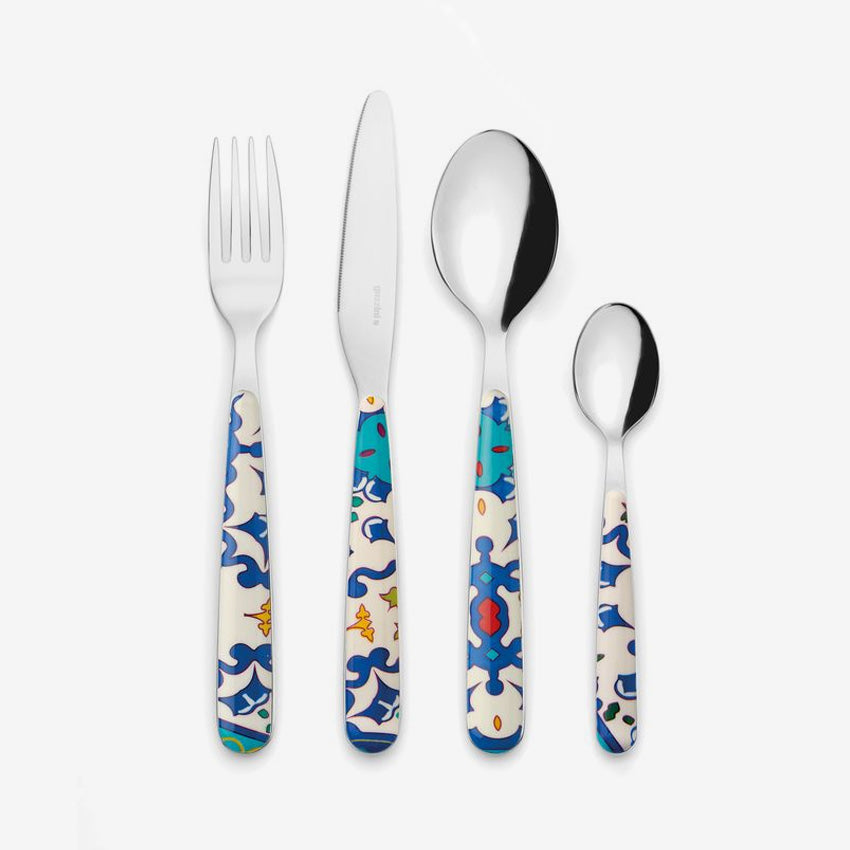 Guzzini | "Flower & Lemon" 24-Piece Cutlery Set