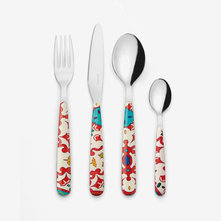 Guzzini | "Flower & Lemon" 24-Piece Cutlery Set