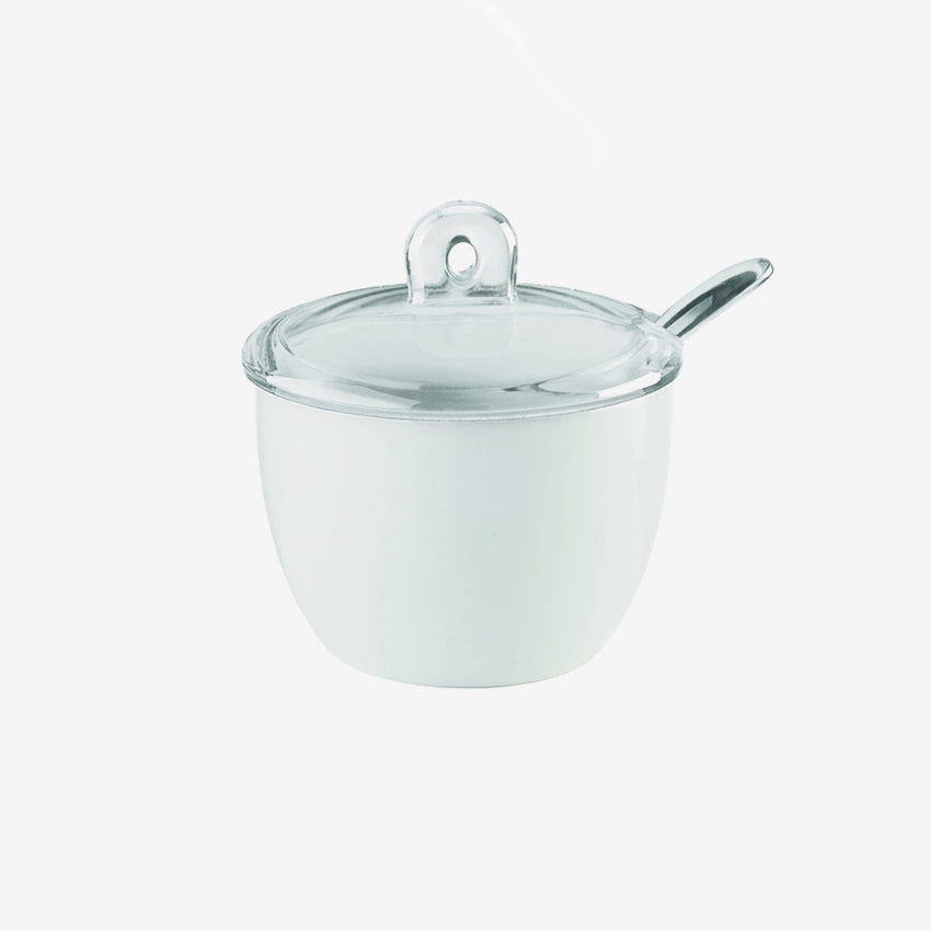 Guzzini | "Gocce" Sugar Bowl With Teaspoon