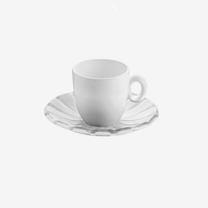 Guzzini | Tasse à espresso et soucoupe Grace