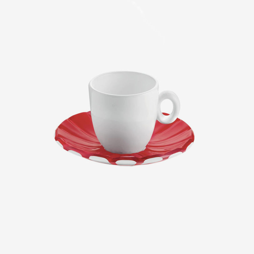 Guzzini | Tasse à espresso et soucoupe Grace