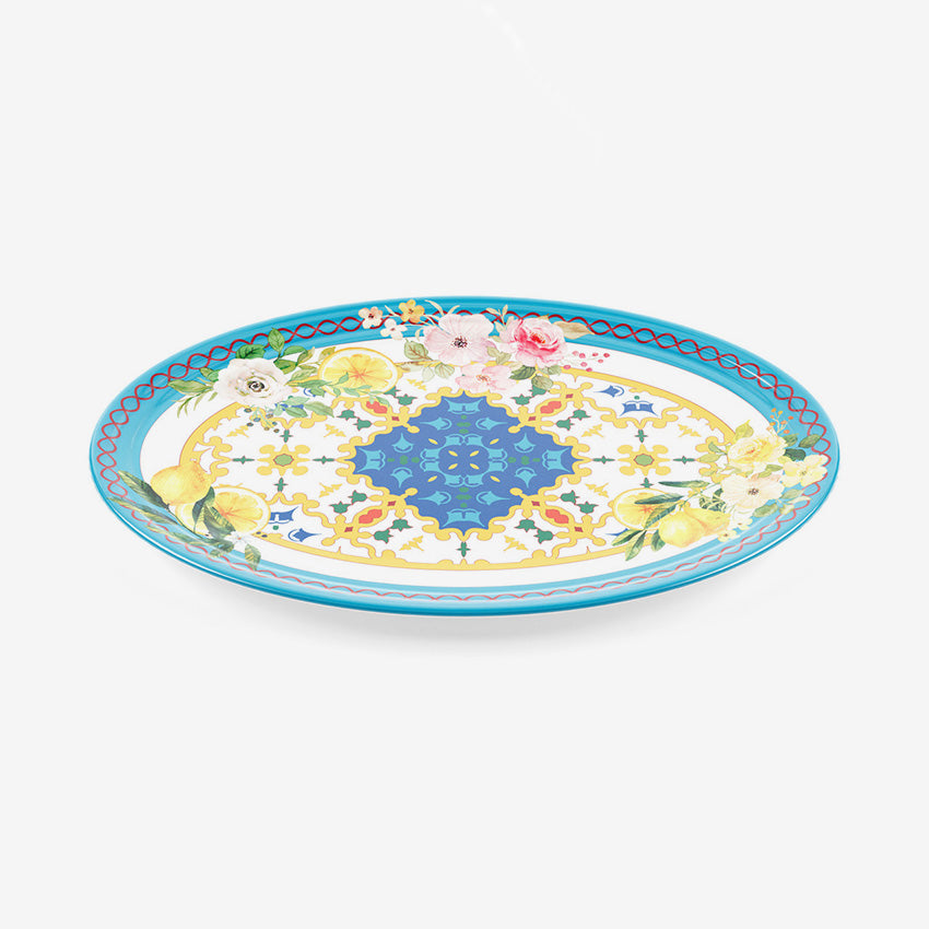 Guzzini | "Flower & Lemon" Oval Tray