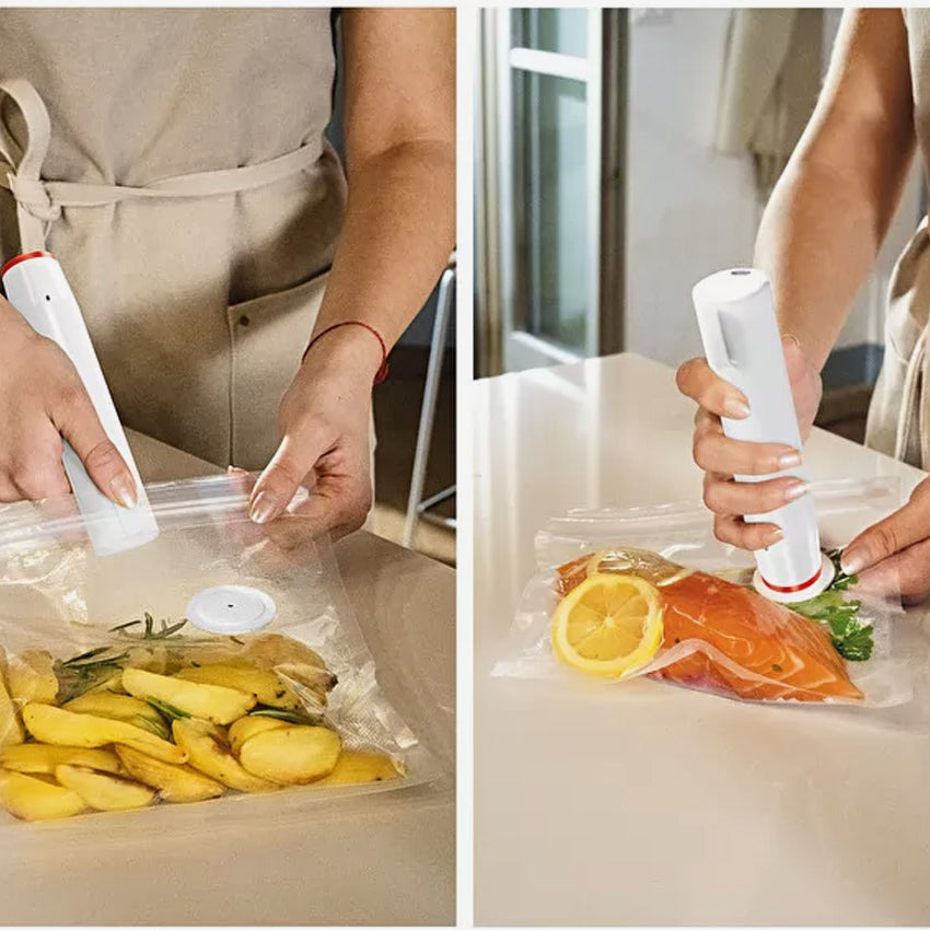 Guzzini | Ensemble de boîtes, pompe et sachets Save it