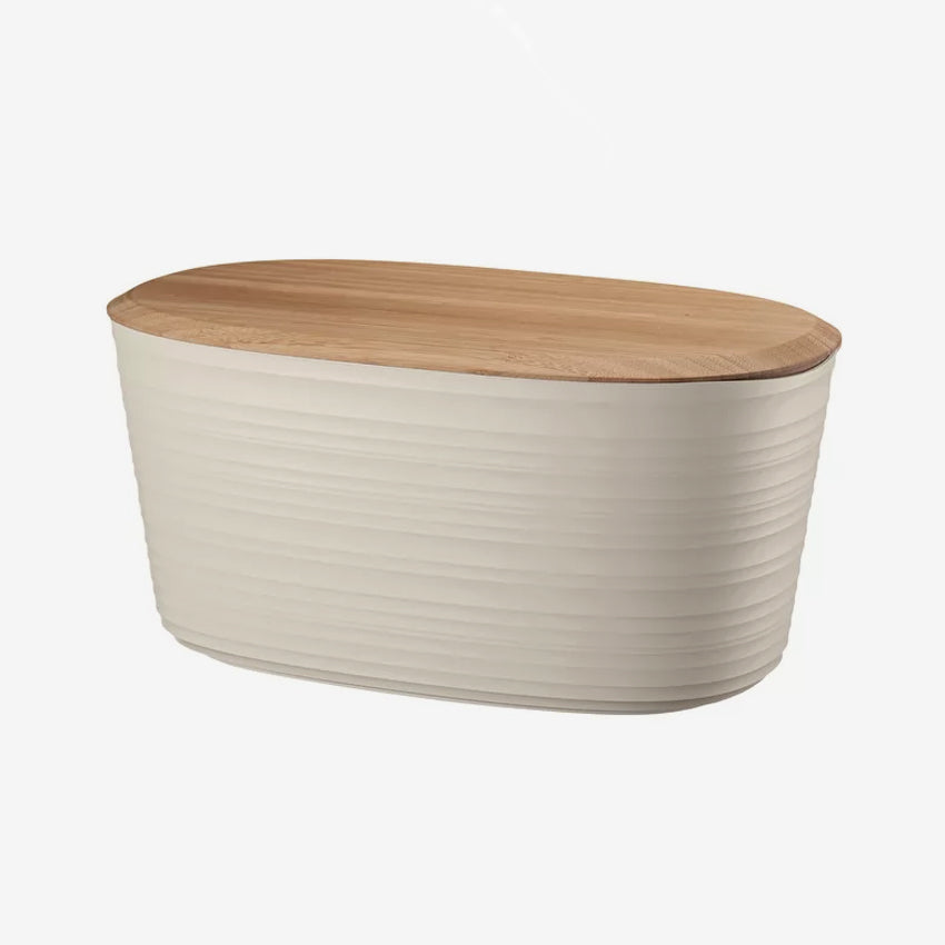 Guzzini | Tierra Bread Bin with Bamboo Breadboard Top