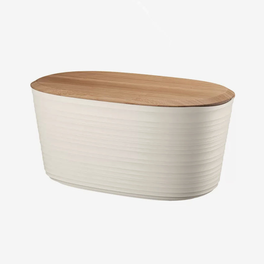 Guzzini | Tierra Bread Bin with Bamboo Breadboard Top