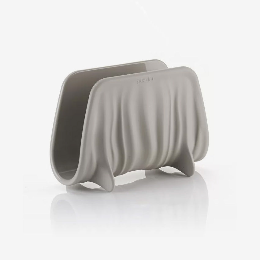 Guzzini Tierra Centre De Table Coupe à Fruits Recyclée - Blanc Lait 42x30x8,9cm Made In Italy