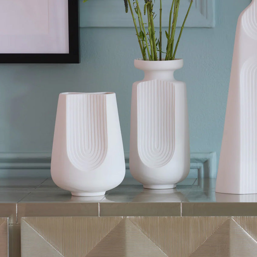 Jonathan Adler | Arco Small Vase White