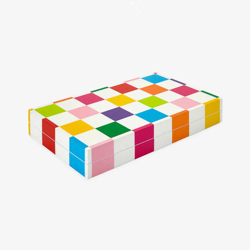 Jonathan Adler | Checkerboard Backgammon Set (Multi)