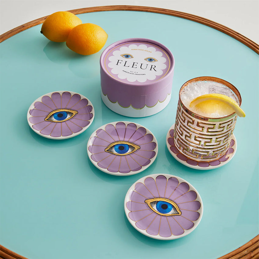 Jonathan Adler | Sous-verres Fleur Purple