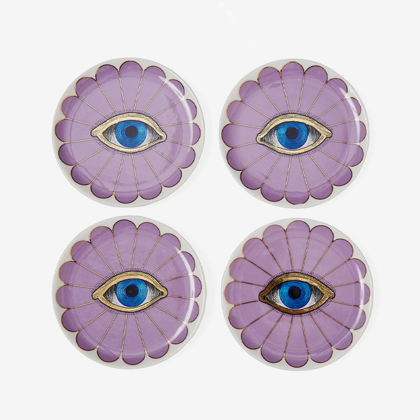 Jonathan Adler | Fleur Coasters Purple