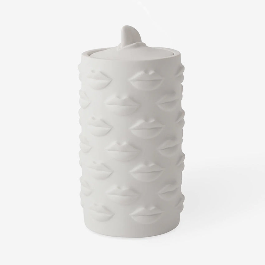 Jonathan Adler | Porcelain Gala Cookie Jar Canister - White