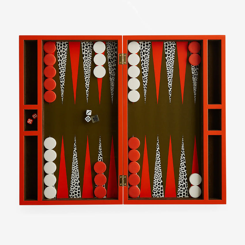 Jonathan Adler | Set de backgammon en léopard