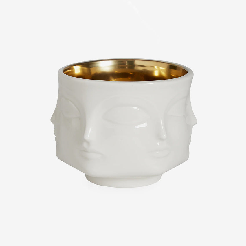 Jonathan Adler | Bol Muse blanc et or