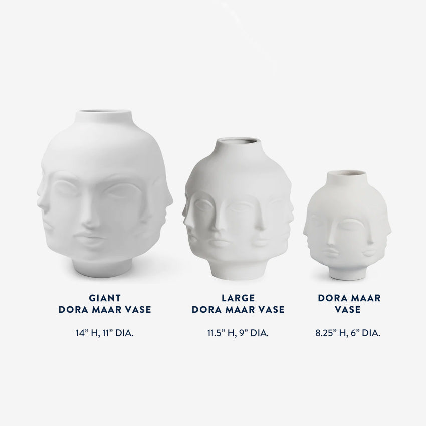 Jonathan Adler | Muse Vase Dora Maar Porcelaine blanche