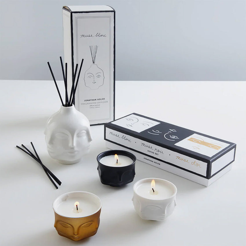 Jonathan Adler | Muse Votive Candle - Set Of 3