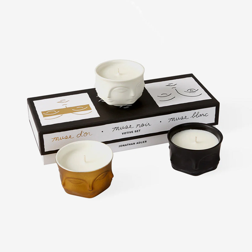 Jonathan Adler | Muse Votive Candle - Set Of 3