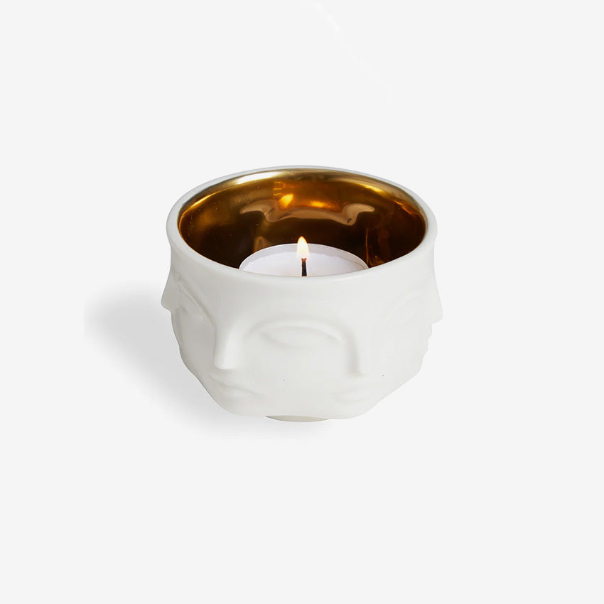 Jonathan Adler | Muse Votive Holder White / Gold