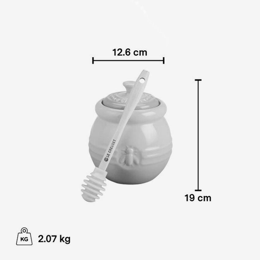 Le Creuset | Honey Pot with Silicone Honey Dipper Nectar