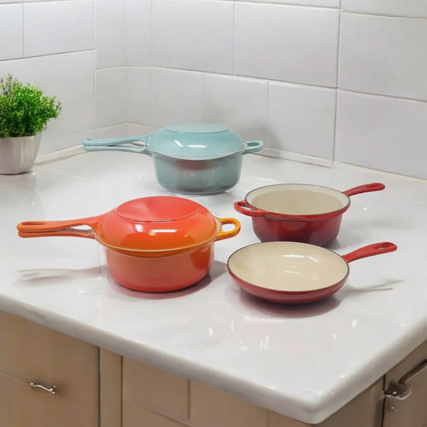 Le Creuset | Poêle Signature 2 en 1 en fonte