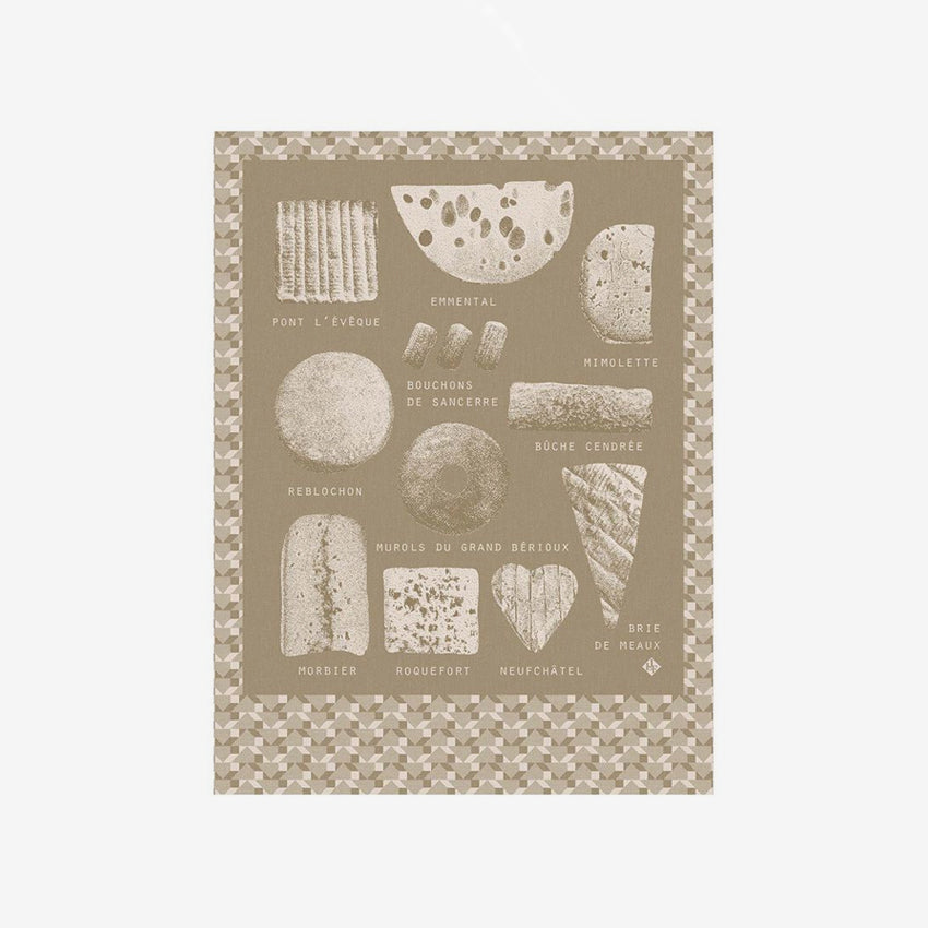 Le Jacquard Français | Fromages Tea Towel