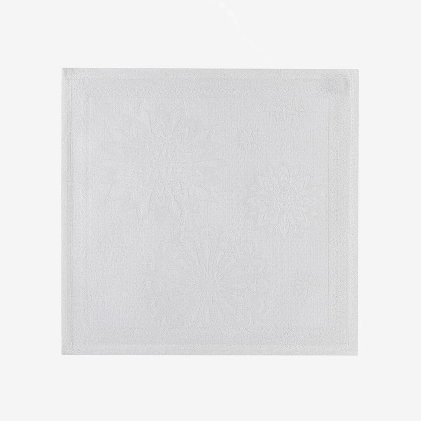 Le Jacquard Français | Lumière d'Étoile Napkin - White