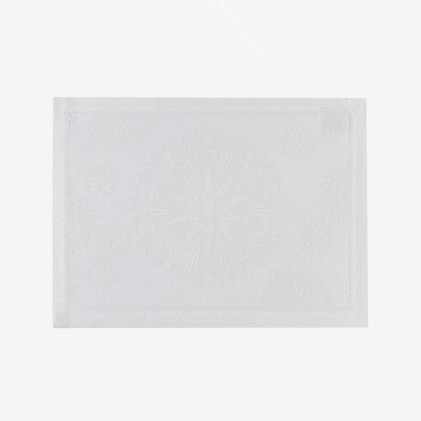 Le Jacquard Français | Lumière d'Étoile Placemat - White