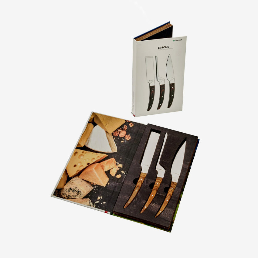 Legnoart | Ensemble de couteaux à fromage Caseus