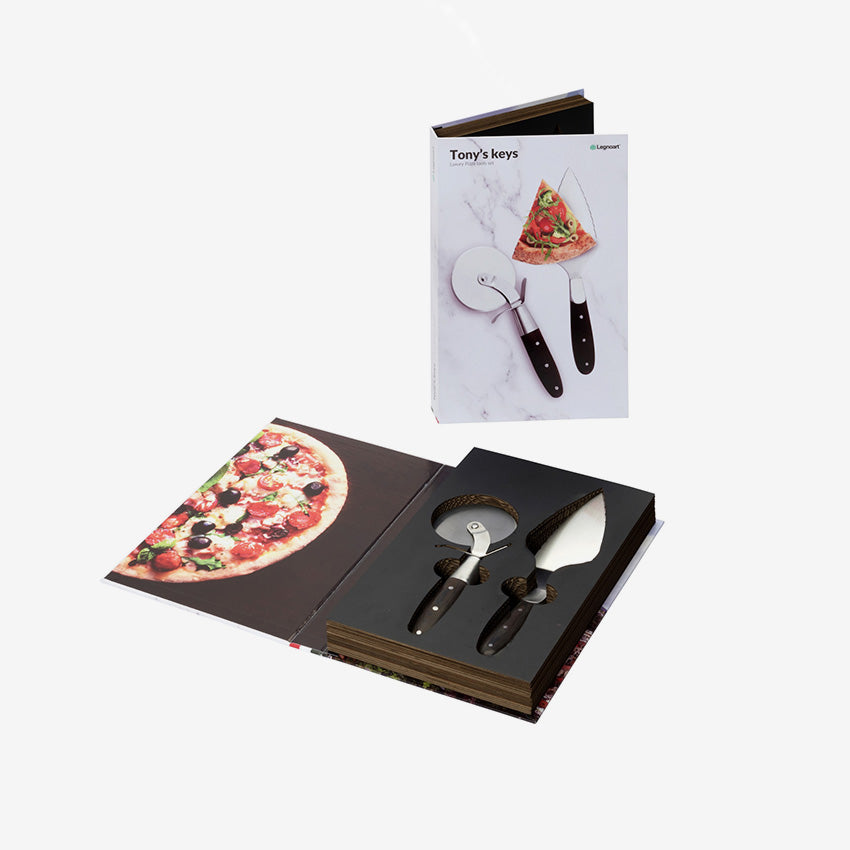 Legnoart | Ensemble d'outils à pizza de luxe Tony's Keys