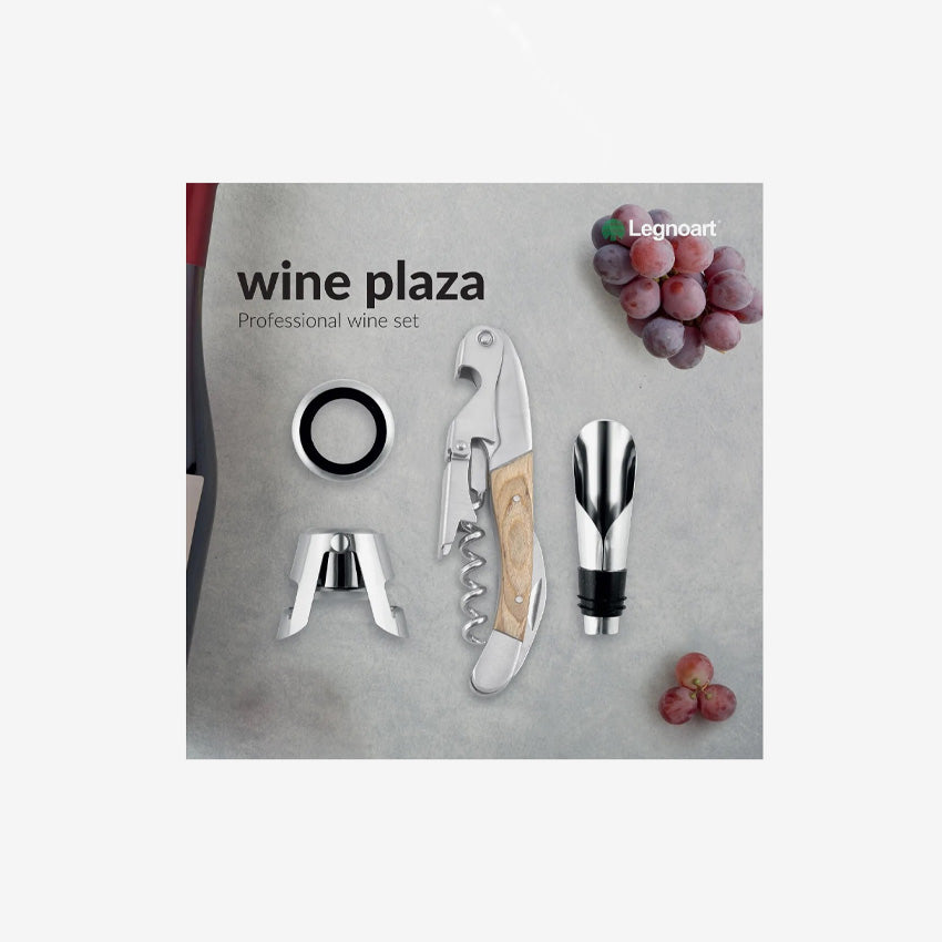 Legnoart | Wine Plaza Grand Connaisseur - Ensemble de 4