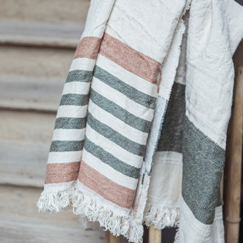 Libeco | The Belgian Fouta Stripe Tablecloths