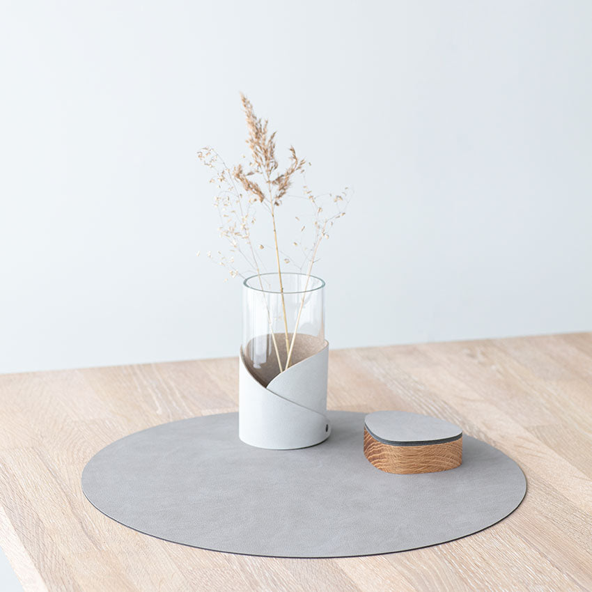 Lind DNA | Circle Leather Table Mat