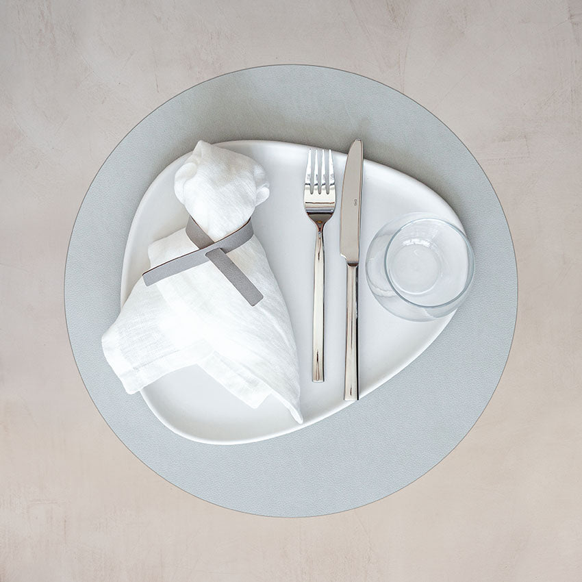Lind DNA | Circle Leather Table Mat