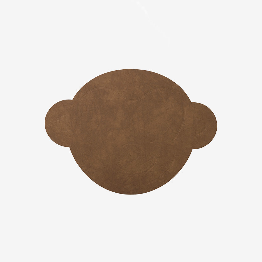 Lind DNA | Nupo Leather Table Mat - Monkey