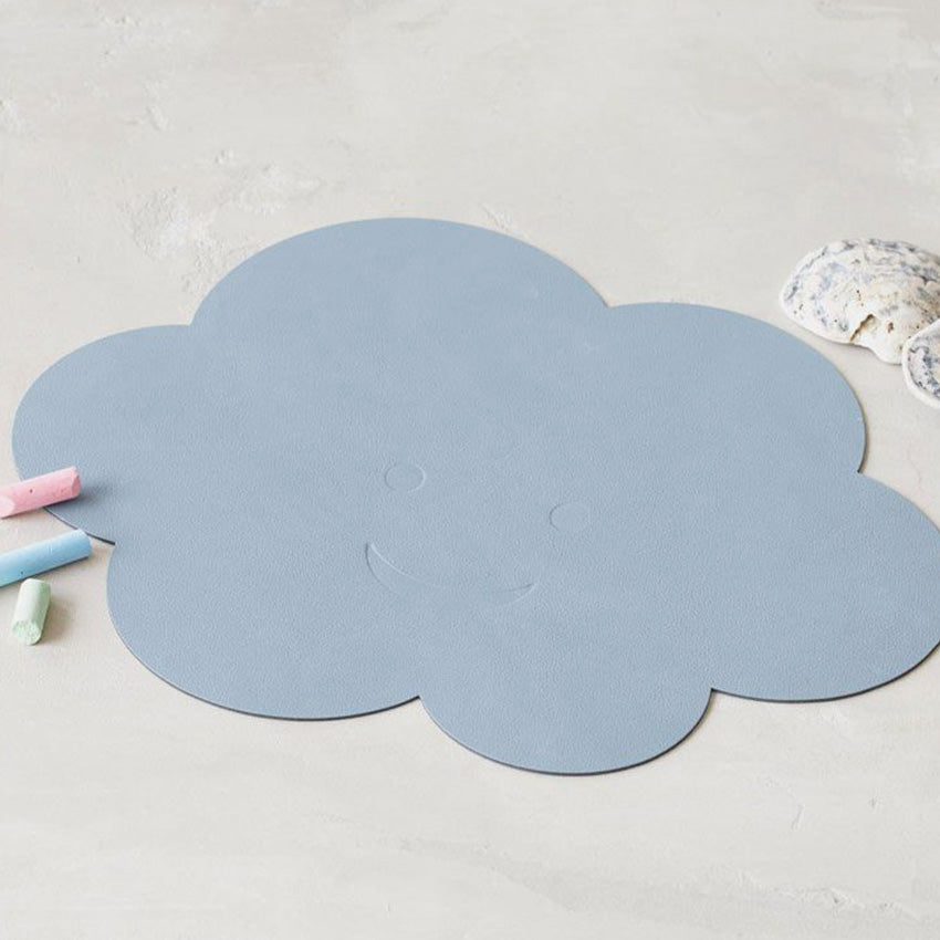 Lind DNA | Nupo Leather Table Mat - Cloud