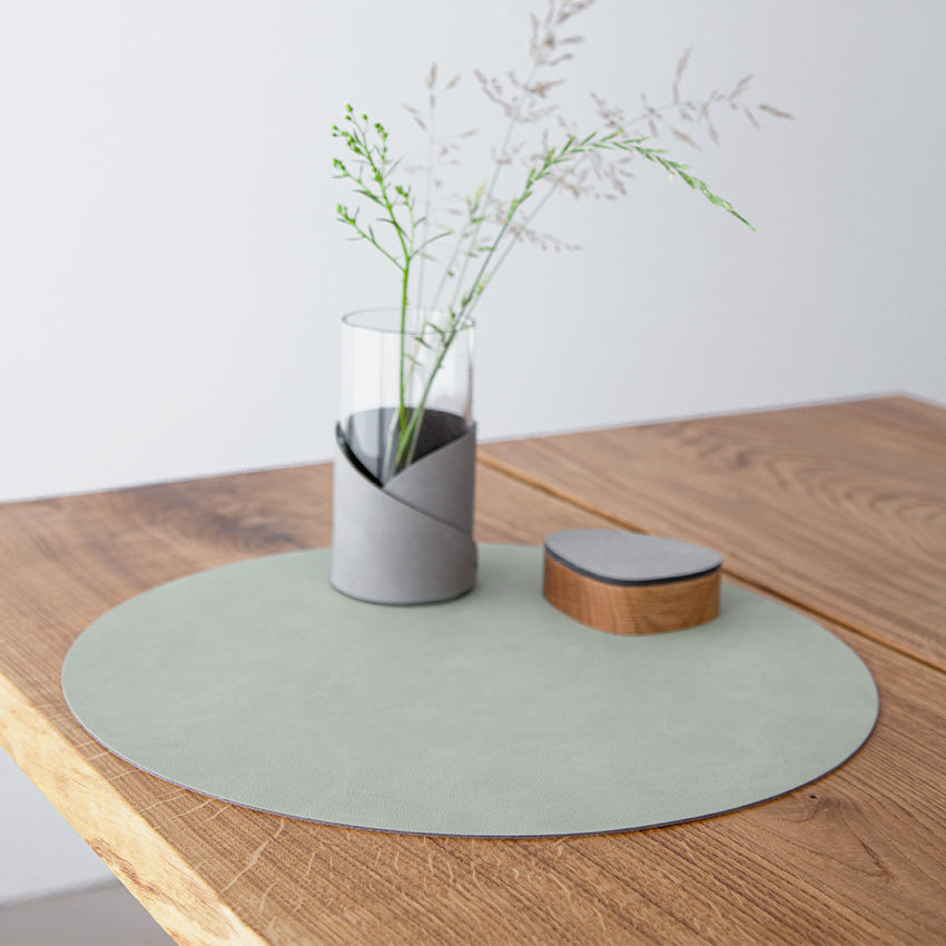Lind DNA | Circle Leather Table Mat