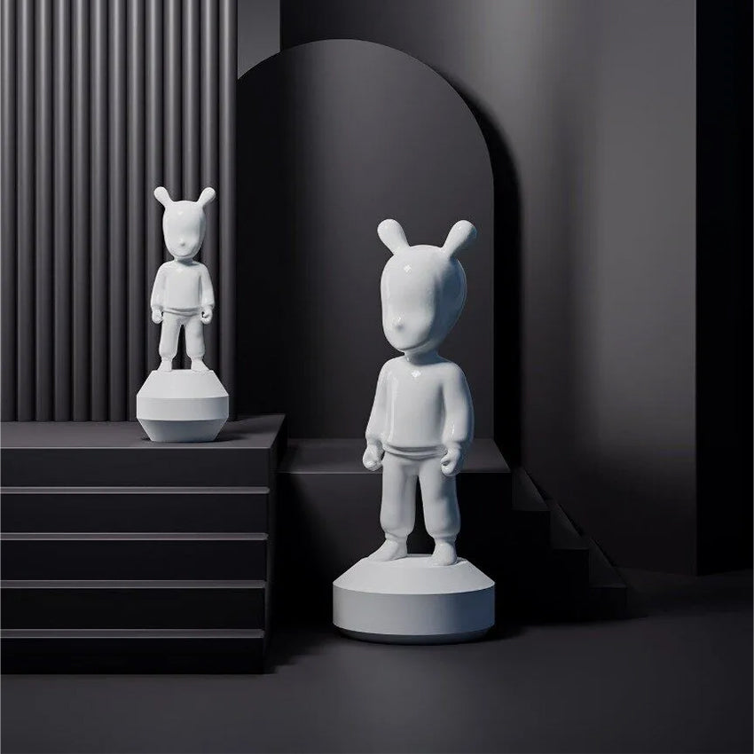 LLadró | Figurine de l'invité blanc