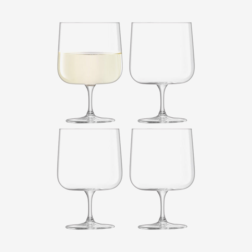Lsa | Arc Wine Glass 340ml Clear - Set of 4