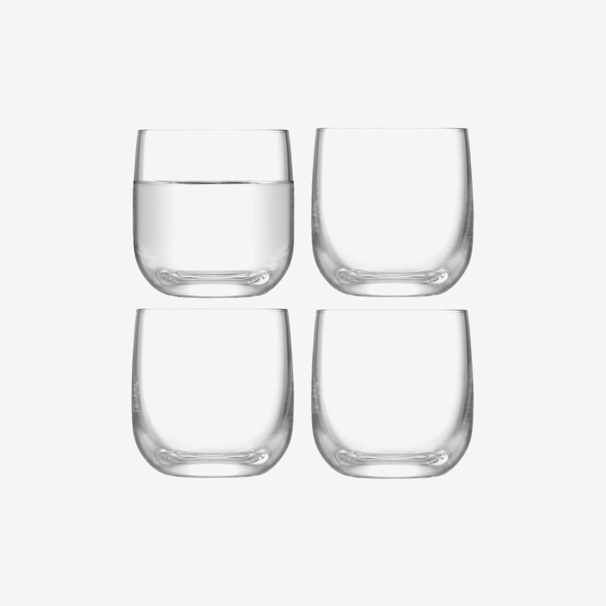 Lsa | Borough Shot Glass 75ml Clear - Set of 4