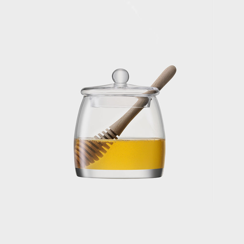 Lsa | Serve Honey Pot & Oak Dipper