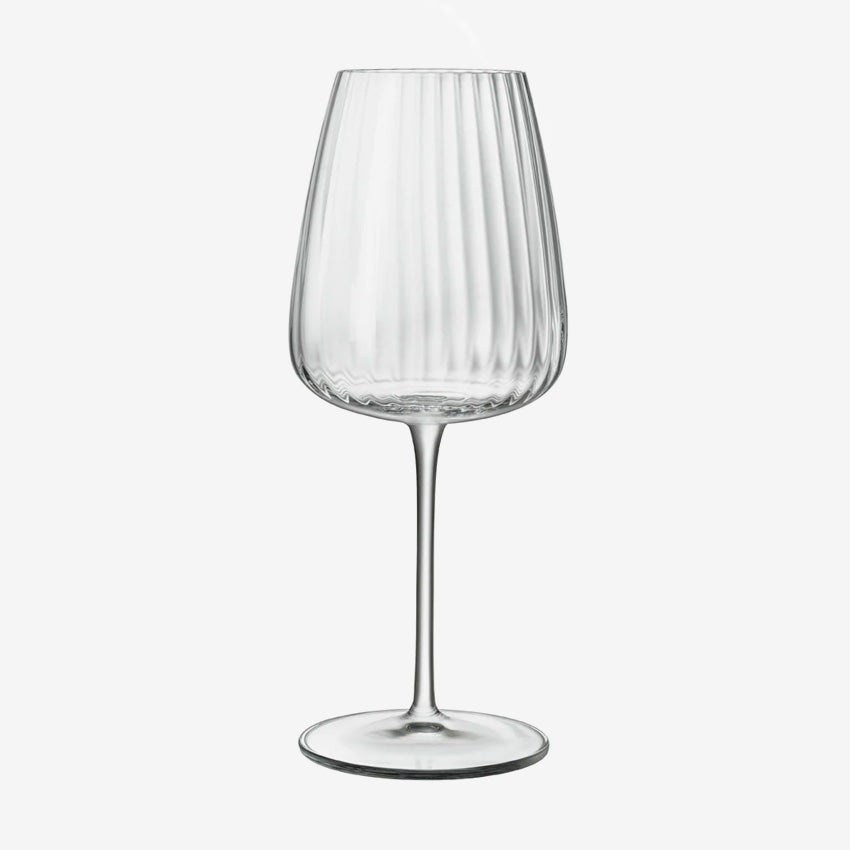 Luigi Bormioli | Optica Chardonnay White Wine Glasses - Set of 4