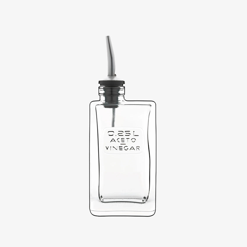 Luigi Bormioli | Bouteille Premium Optima pour Huile d’Olive/Vinaigre - 8,5 oz