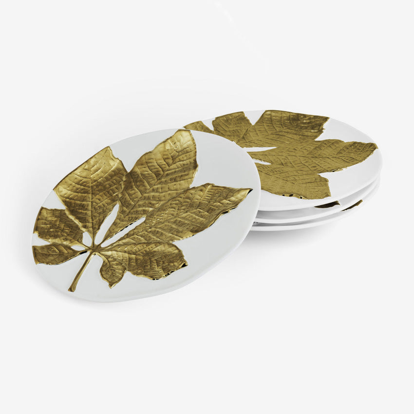 Michael Aram | Chestnut Leaf Salad Plate - Set of 4
