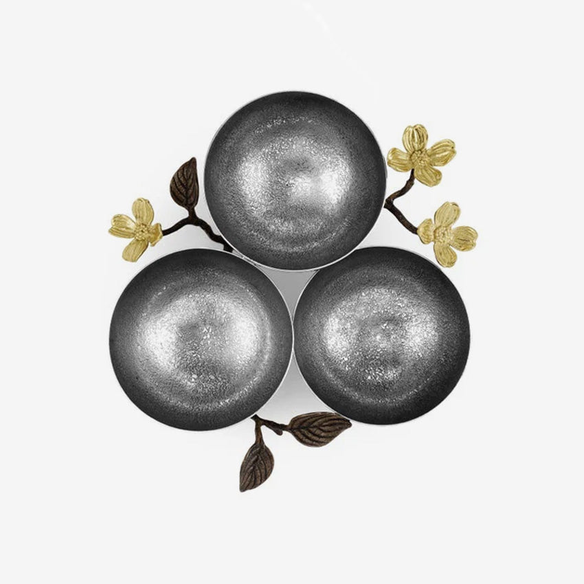 Michael Aram | Dogwood Triple Bowl