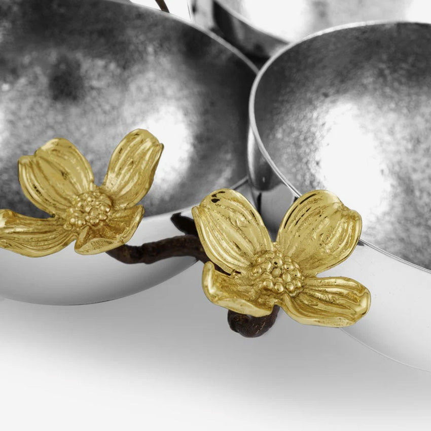 Michael Aram | Dogwood Triple Bowl