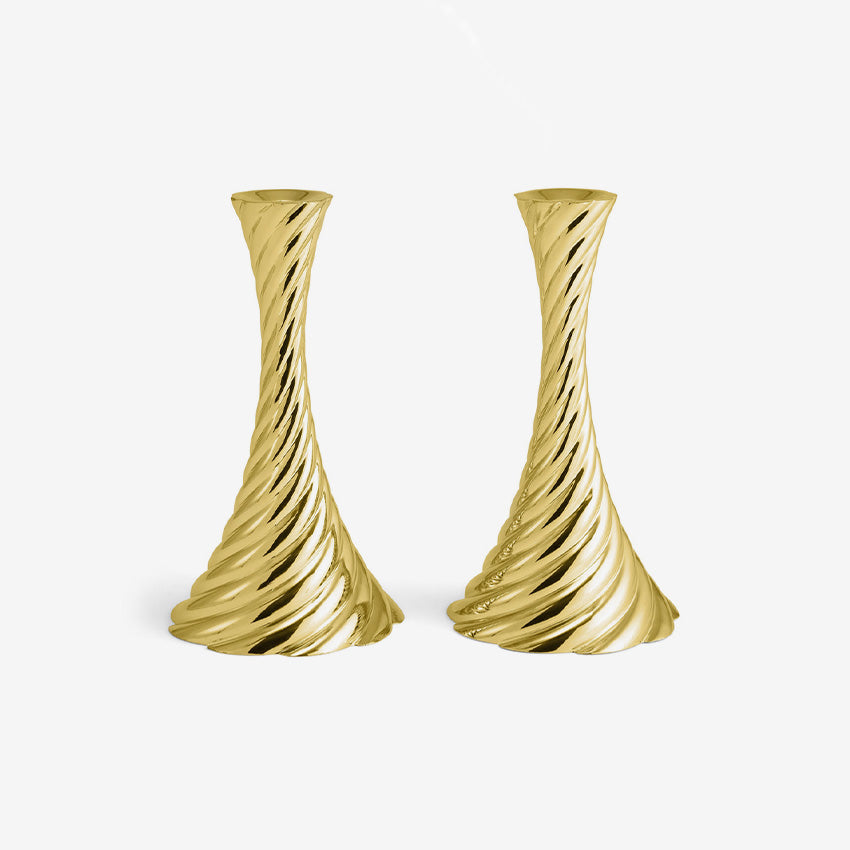 Michael Aram - Bougeoirs Twist - Lot de 2