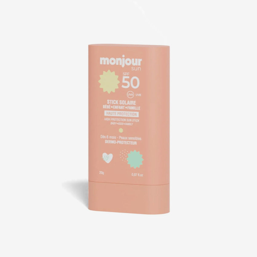 Monjour | Stick Solaire Spf 50 Haute Protection 20 g