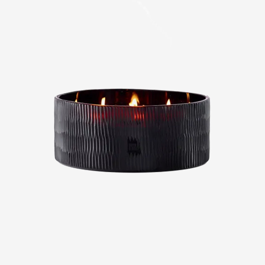 Onno | Amber Rhombus Wide Candle