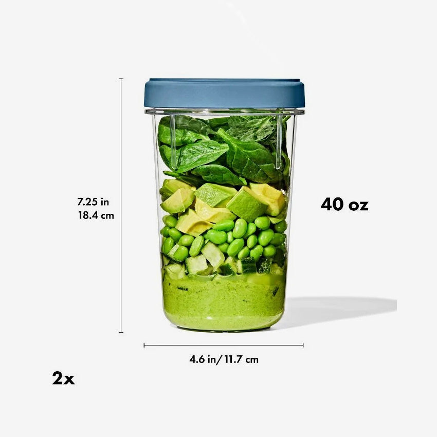 Oxo | Twist & Stack 2-pack Container Set