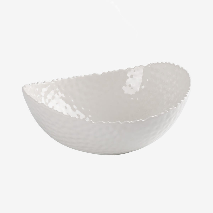 Pampa Bay | Hammered Melamine Oval Bowl