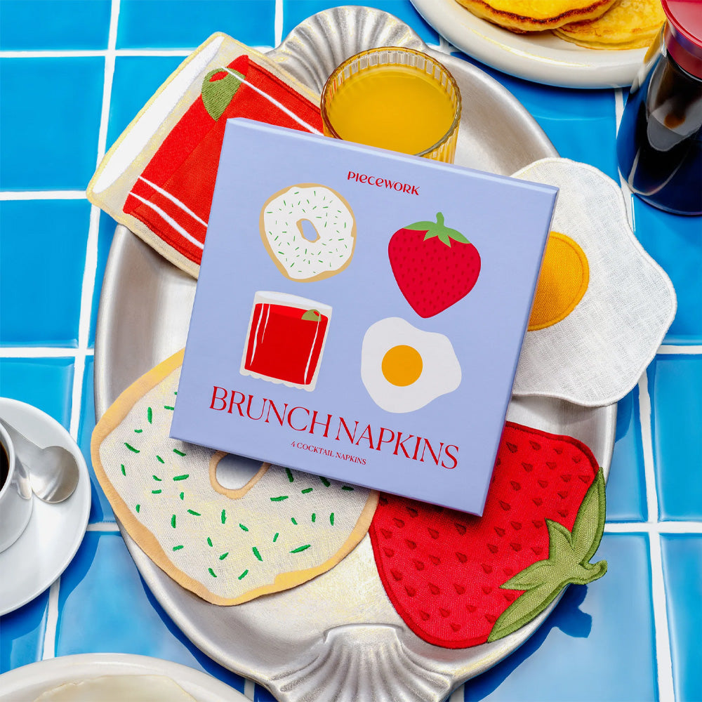 Piecework | Brunch Cocktail Napkins - Set Of 4